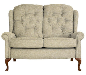 Celebrity Woburn Legged Fabric Fixed 2 Seat Settee (Colour Change)