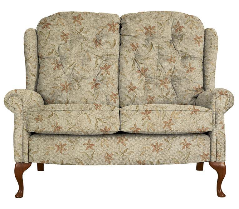 Celebrity Woburn Legged Fabric Fixed 2 Seat Settee (Colour Change)