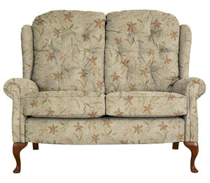 Celebrity Woburn Legged Fabric Fixed 2 Seat Settee (Colour Change)