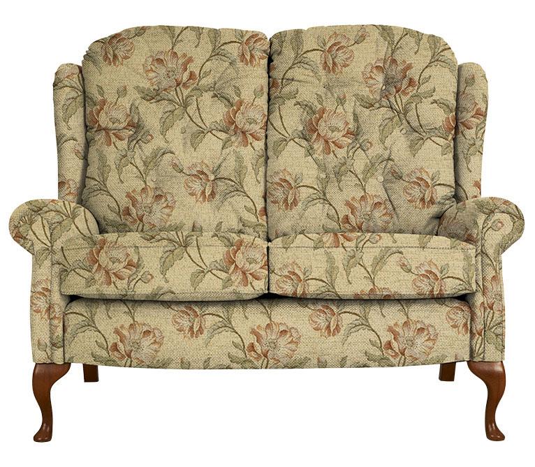 Celebrity Woburn Legged Fabric Fixed 2 Seat Settee (Colour Change)