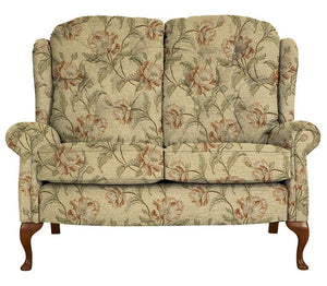 Celebrity Woburn Legged Fabric Fixed 2 Seat Settee (Colour Change)