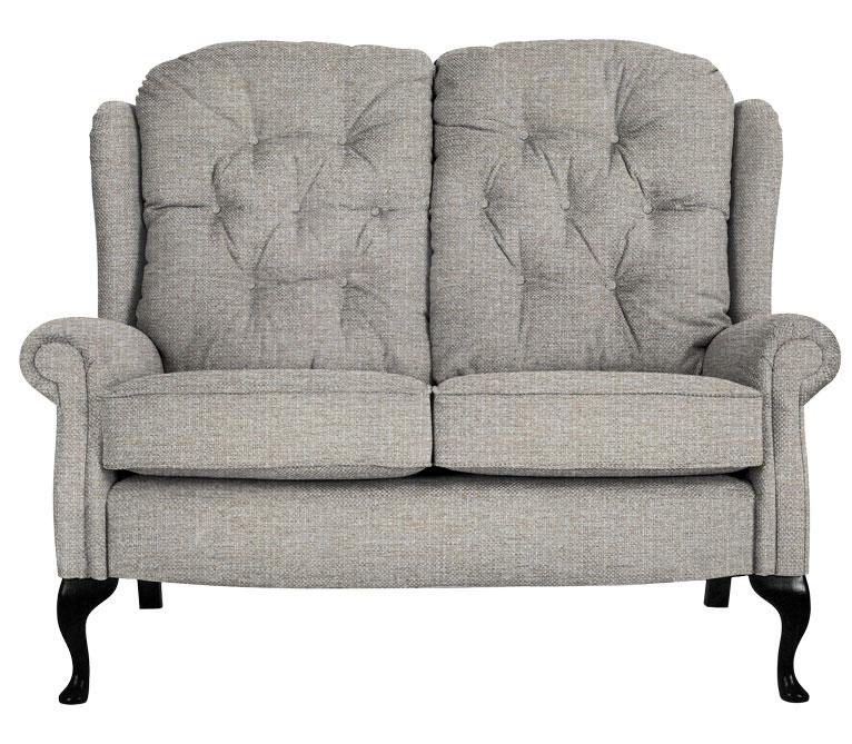 Celebrity Woburn Legged Fabric Fixed 2 Seat Settee (Colour Change)