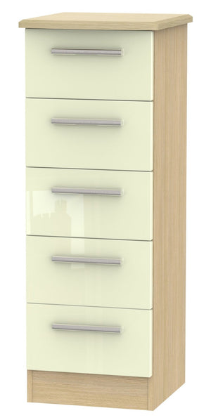 London 5 Drawer Narrow Chest