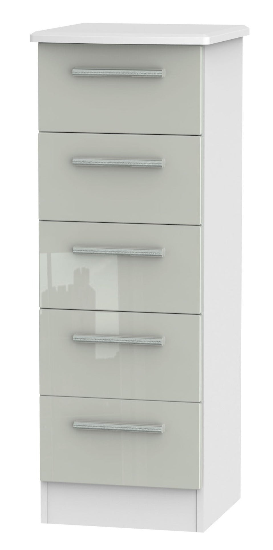 London 5 Drawer Narrow Chest
