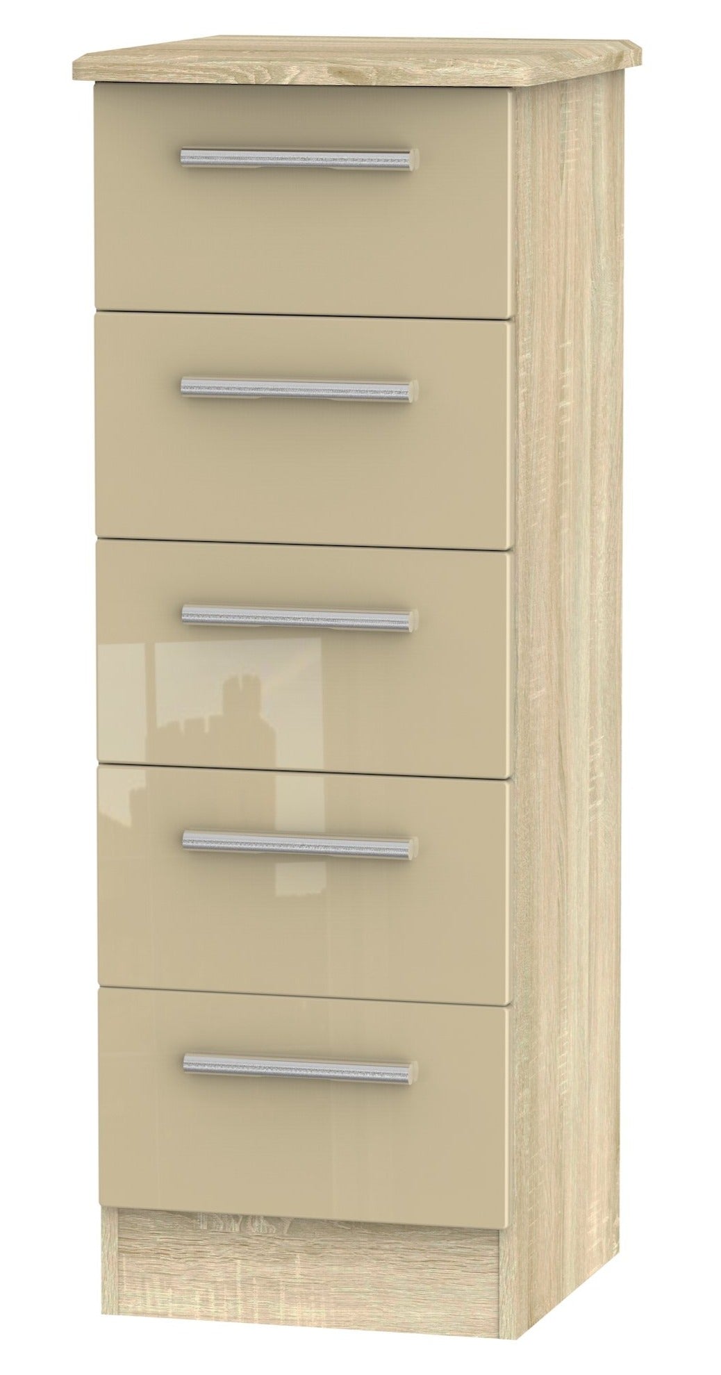 London 5 Drawer Narrow Chest