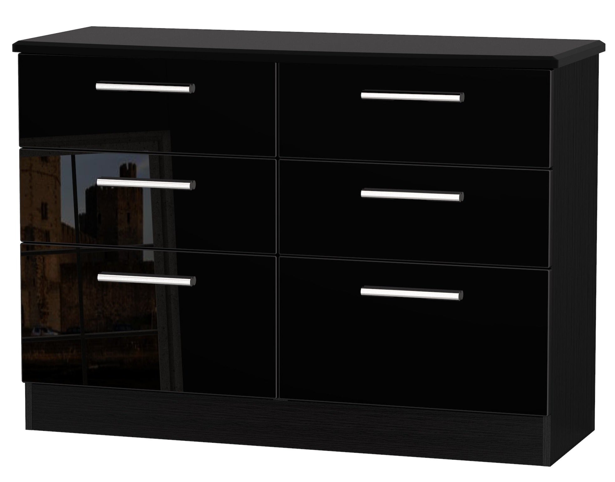 London 6 Drawer Midi Chest Of Drawers