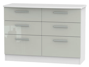 London 6 Drawer Midi Chest Of Drawers
