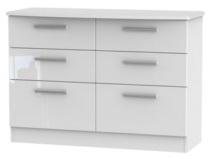 London 6 Drawer Midi Chest Of Drawers
