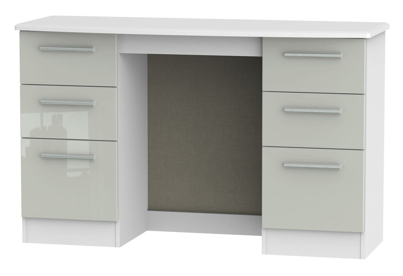 London Double Pedestal Dressing Table