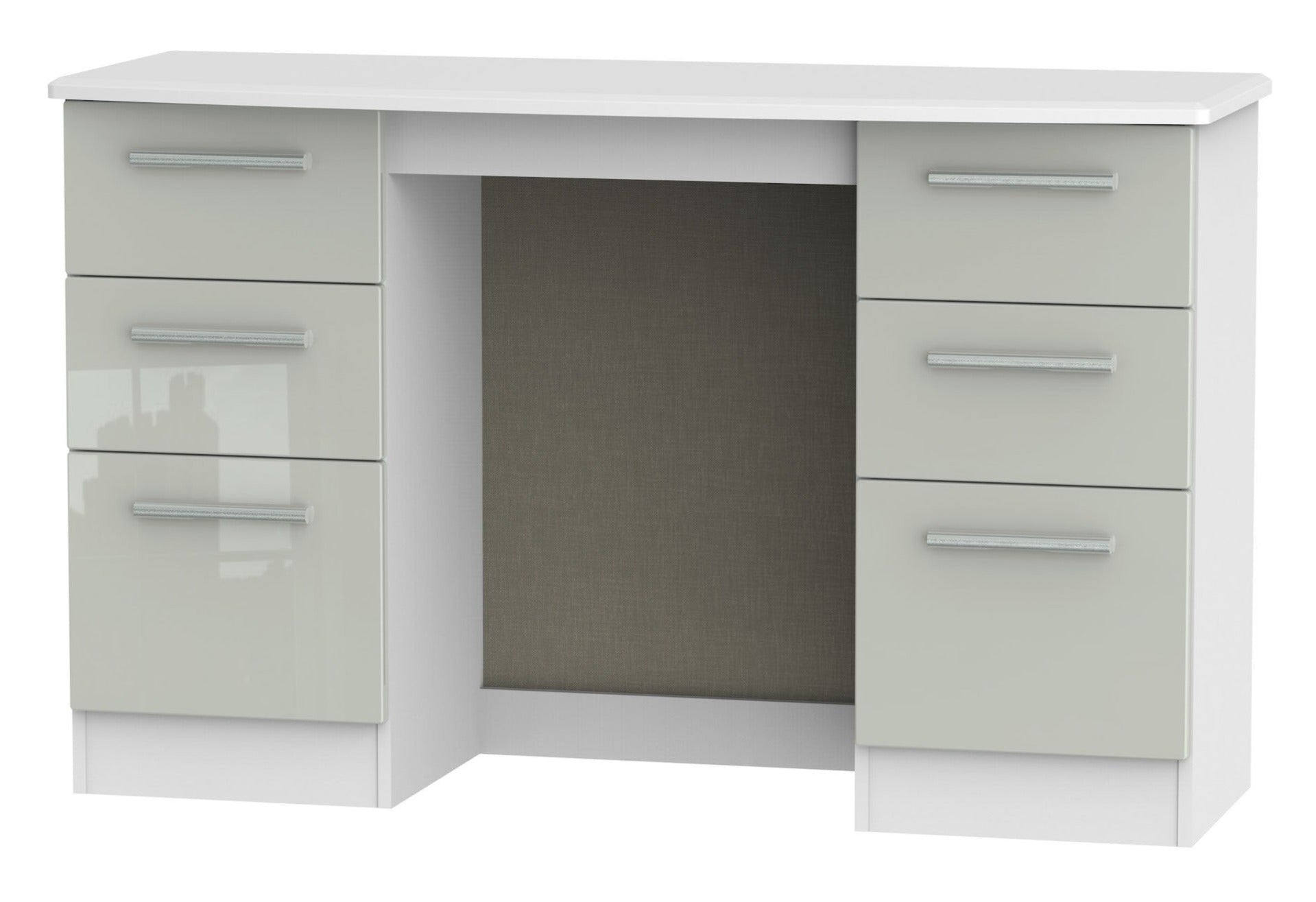 London Double Pedestal Dressing Table