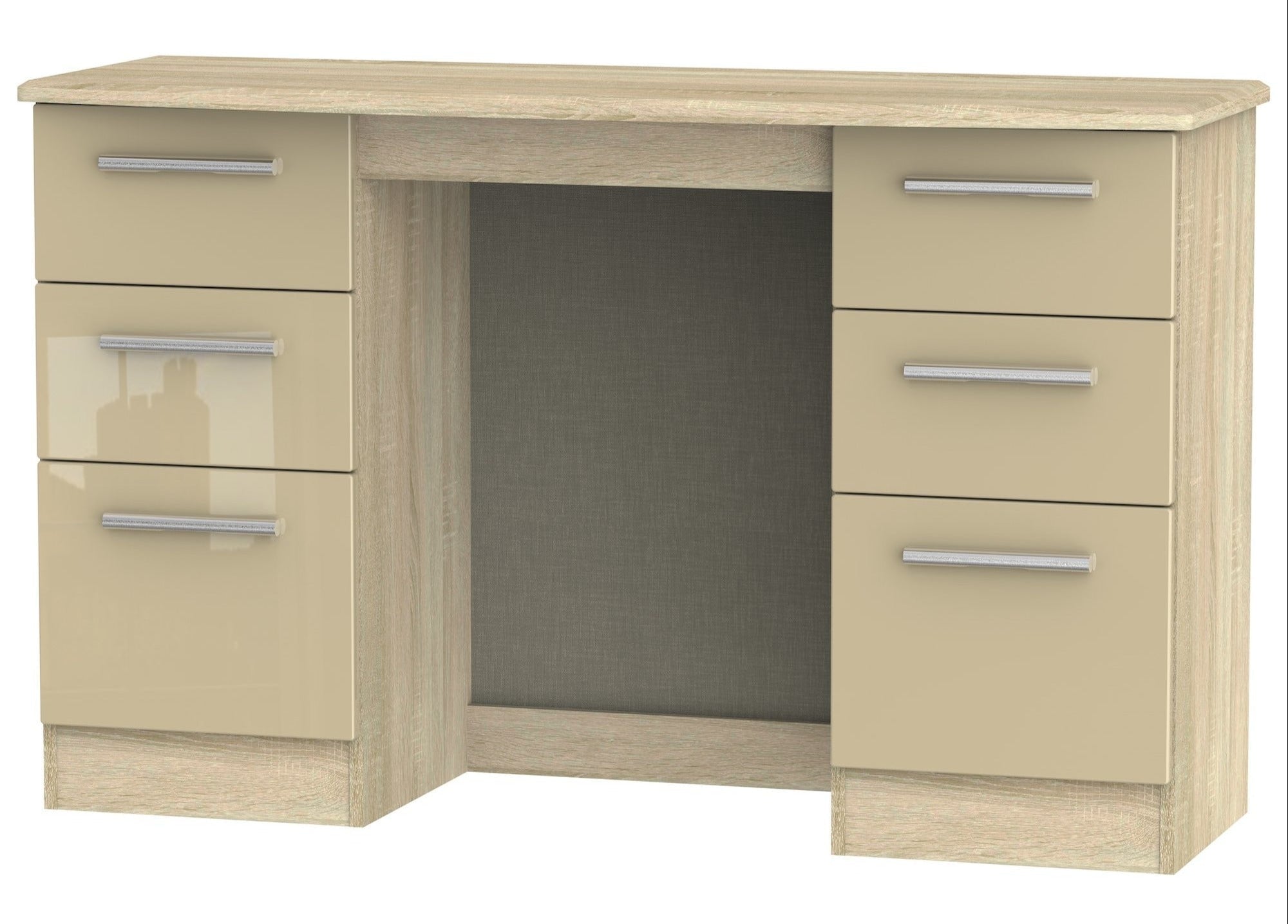 London Double Pedestal Dressing Table