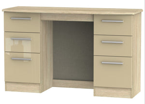 London Double Pedestal Dressing Table