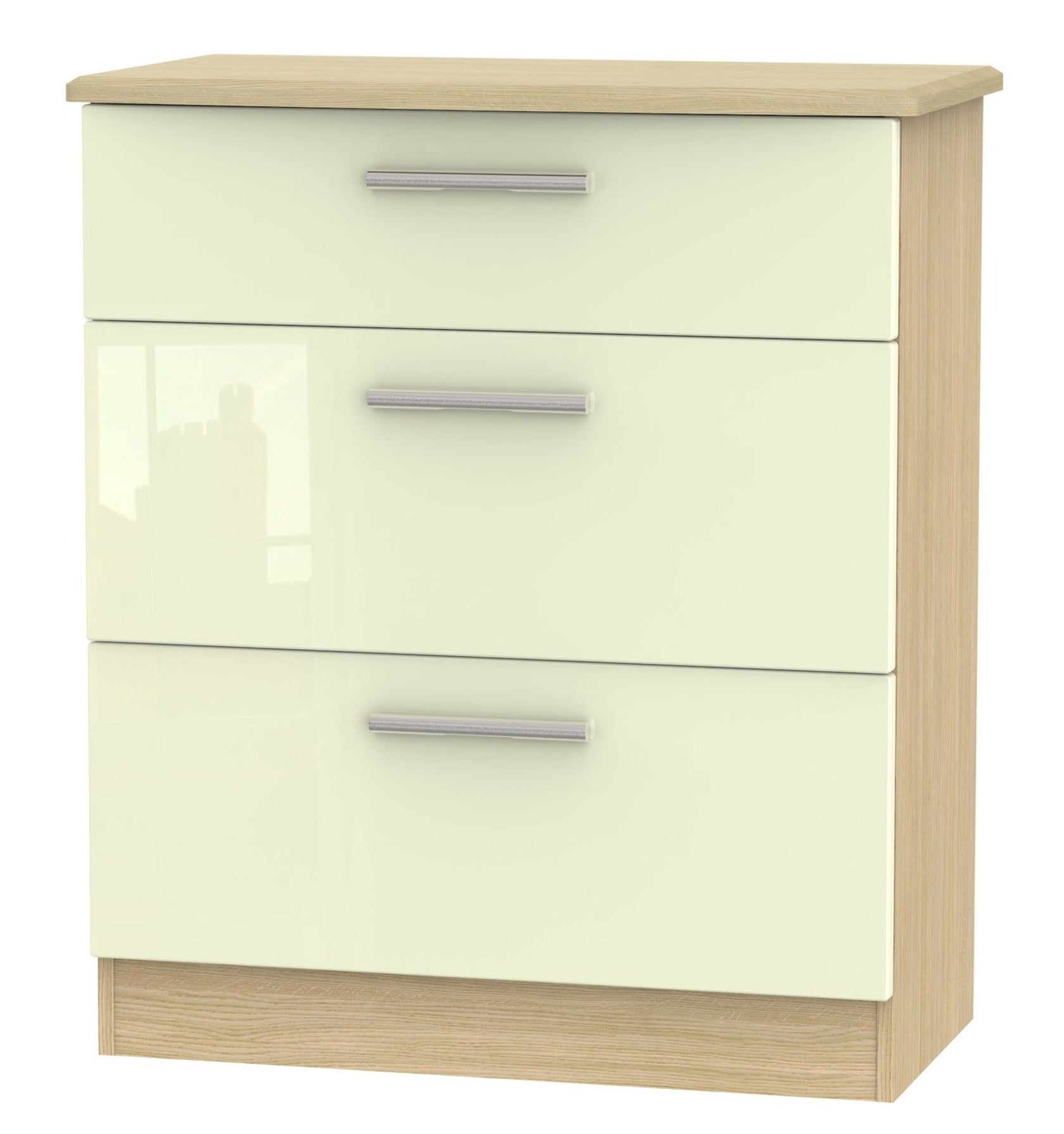 London 3 Drawer Deep Chest Of Drawers