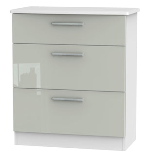 London 3 Drawer Deep Chest Of Drawers
