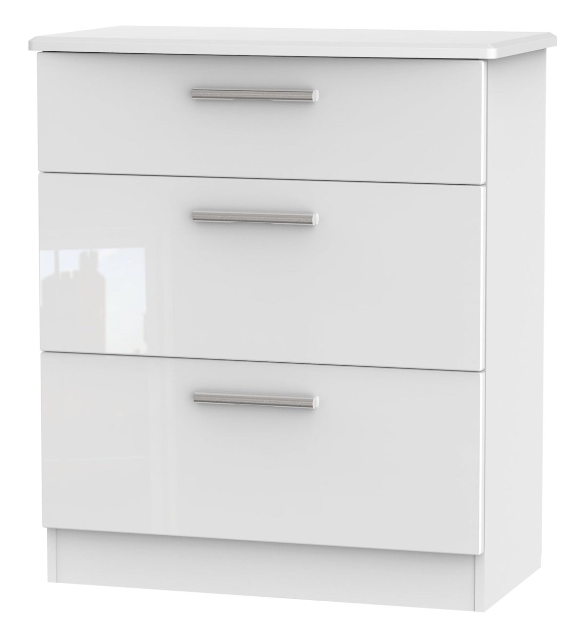 London 3 Drawer Deep Chest Of Drawers