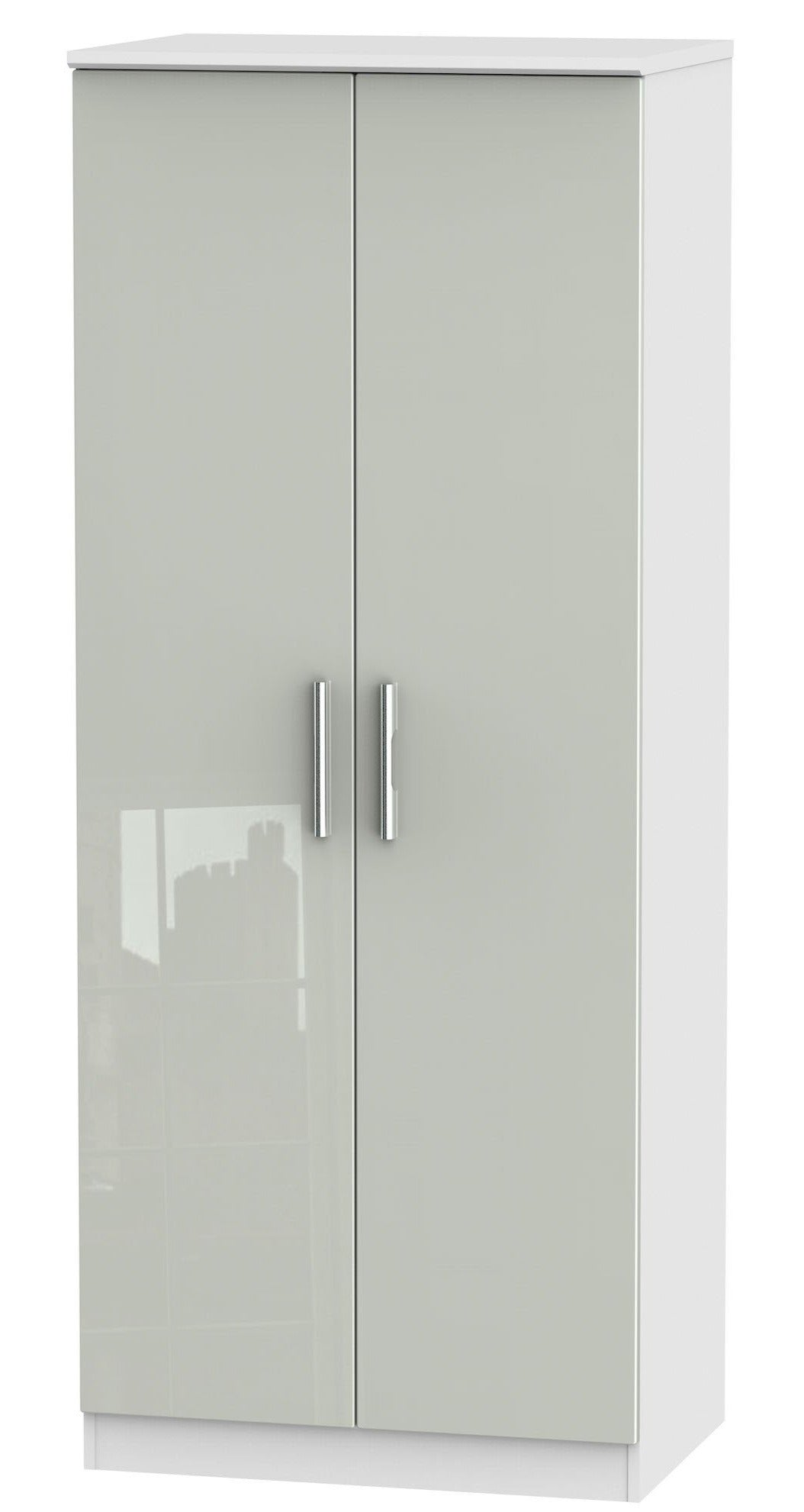 London 2ft 6in Plain Tall Wardrobe