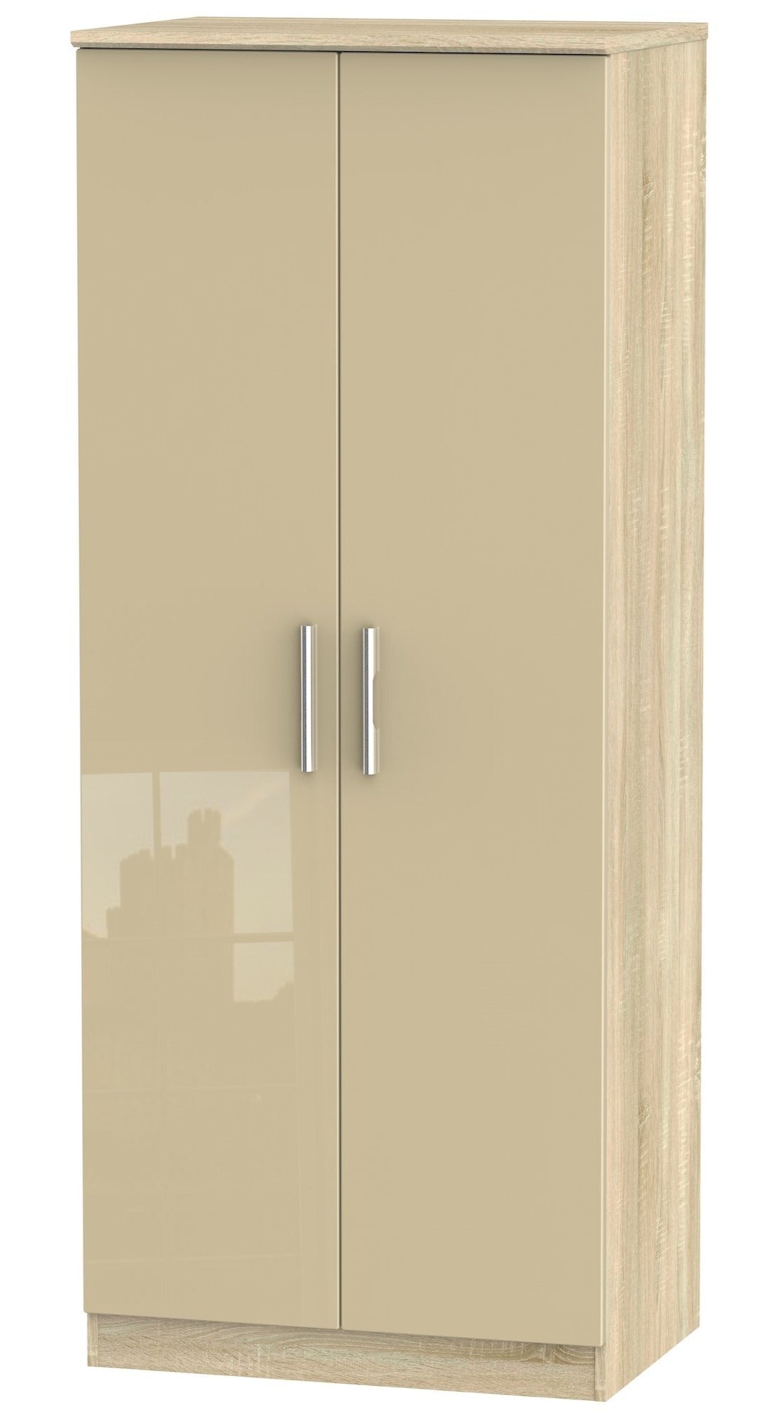 London 2ft 6in Plain Tall Wardrobe