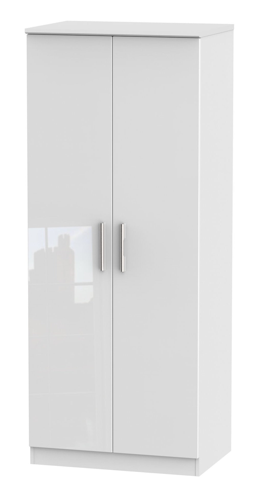London 2ft 6in Plain Tall Wardrobe