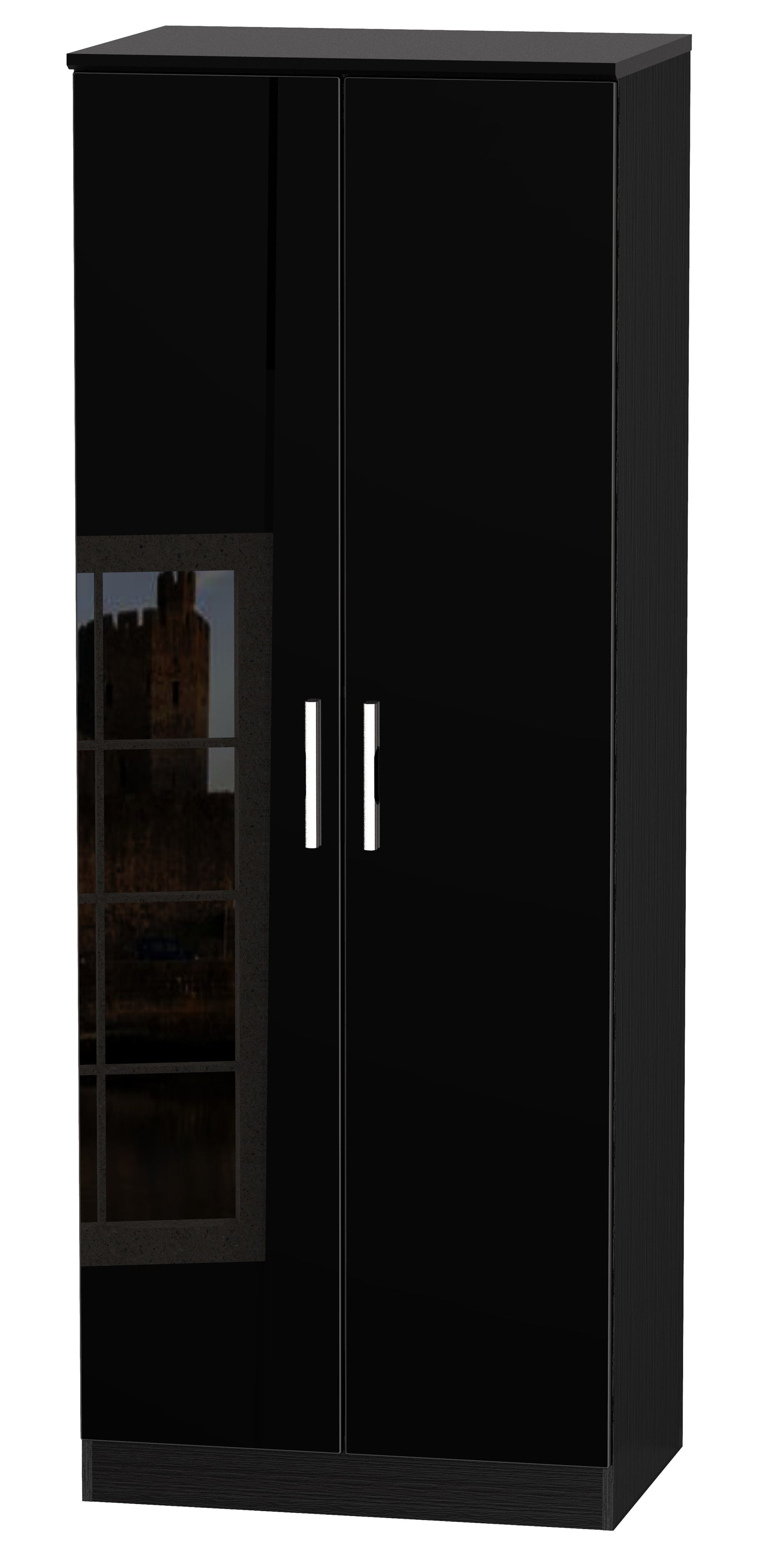 London Tall 2ft 6in Double Hanging Wardrobe