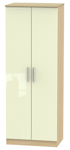 London Tall 2ft 6in Double Hanging Wardrobe