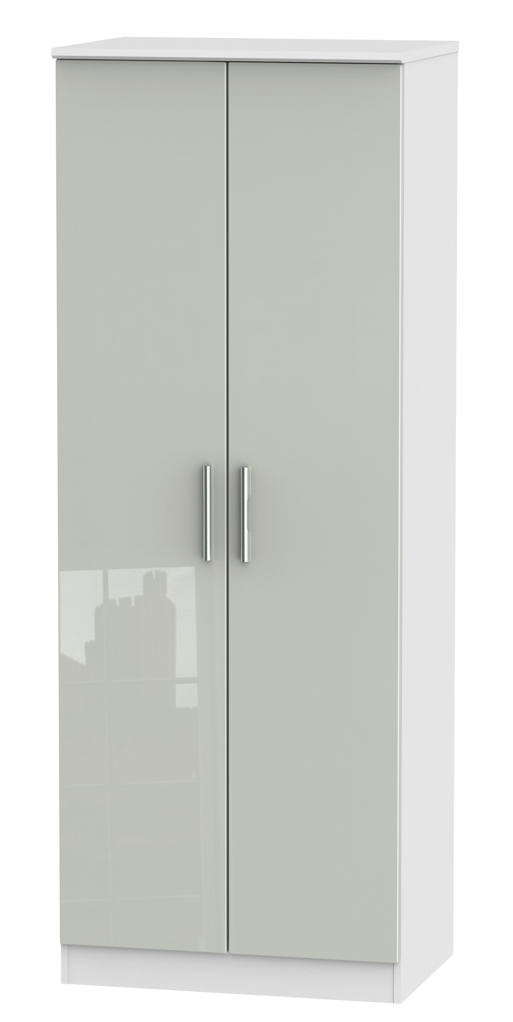 London Tall 2ft 6in Double Hanging Wardrobe