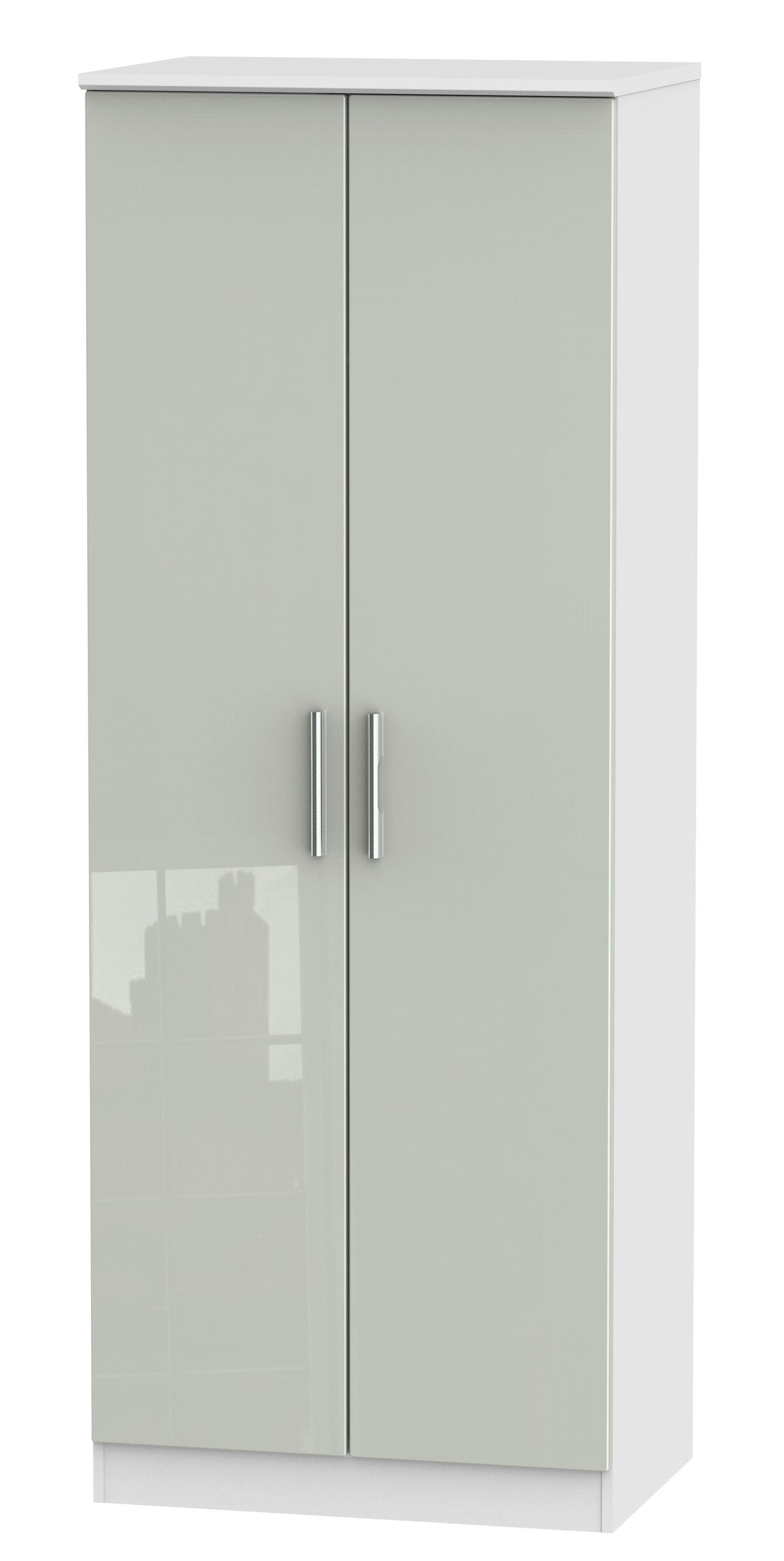 London Tall 2ft 6in Double Hanging Wardrobe