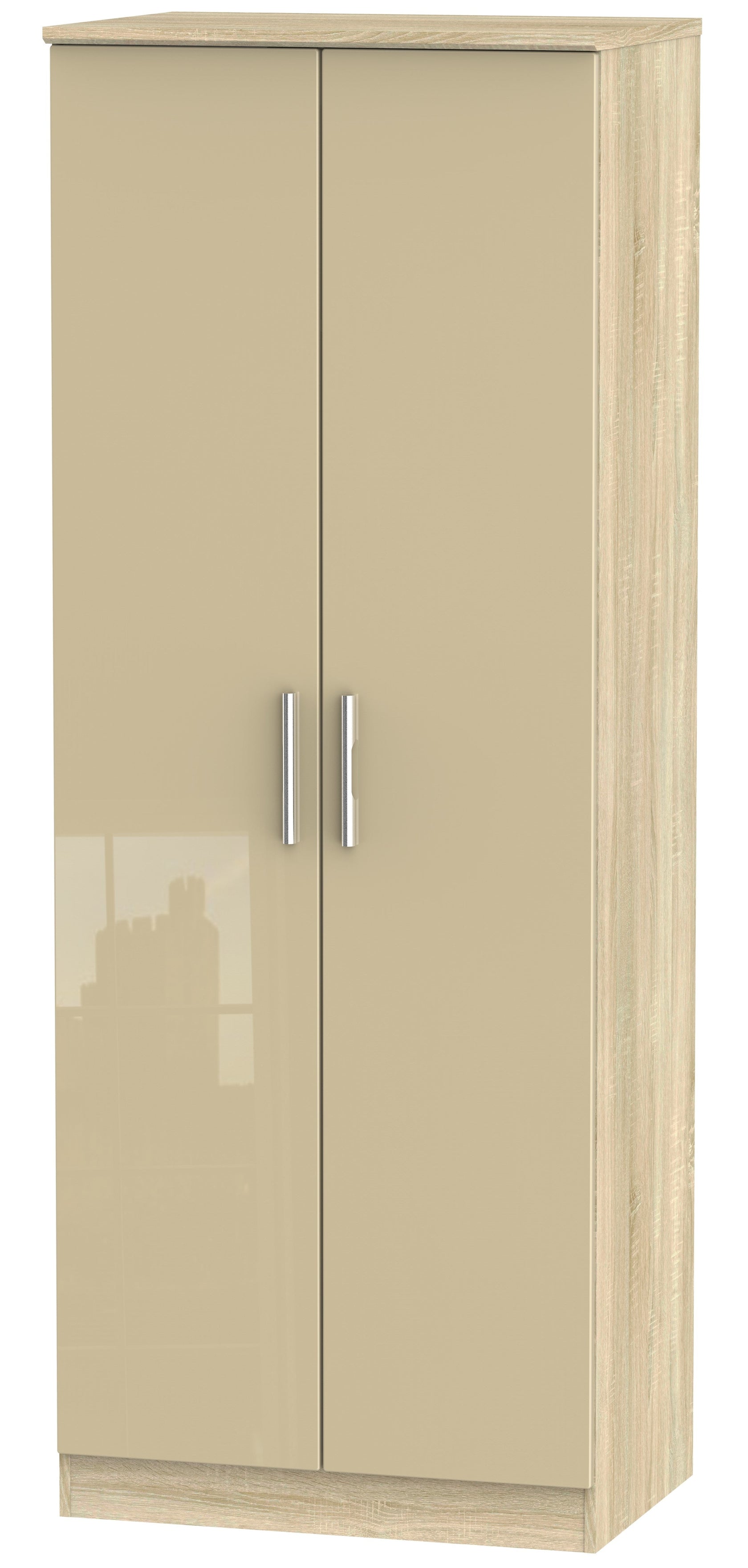 London Tall 2ft 6in Double Hanging Wardrobe