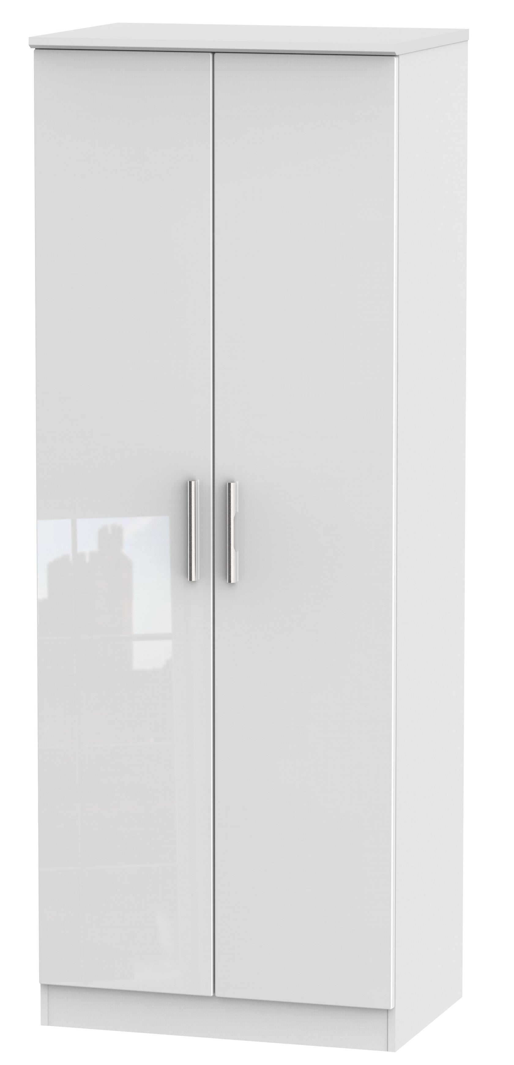 London Tall 2ft 6in Double Hanging Wardrobe