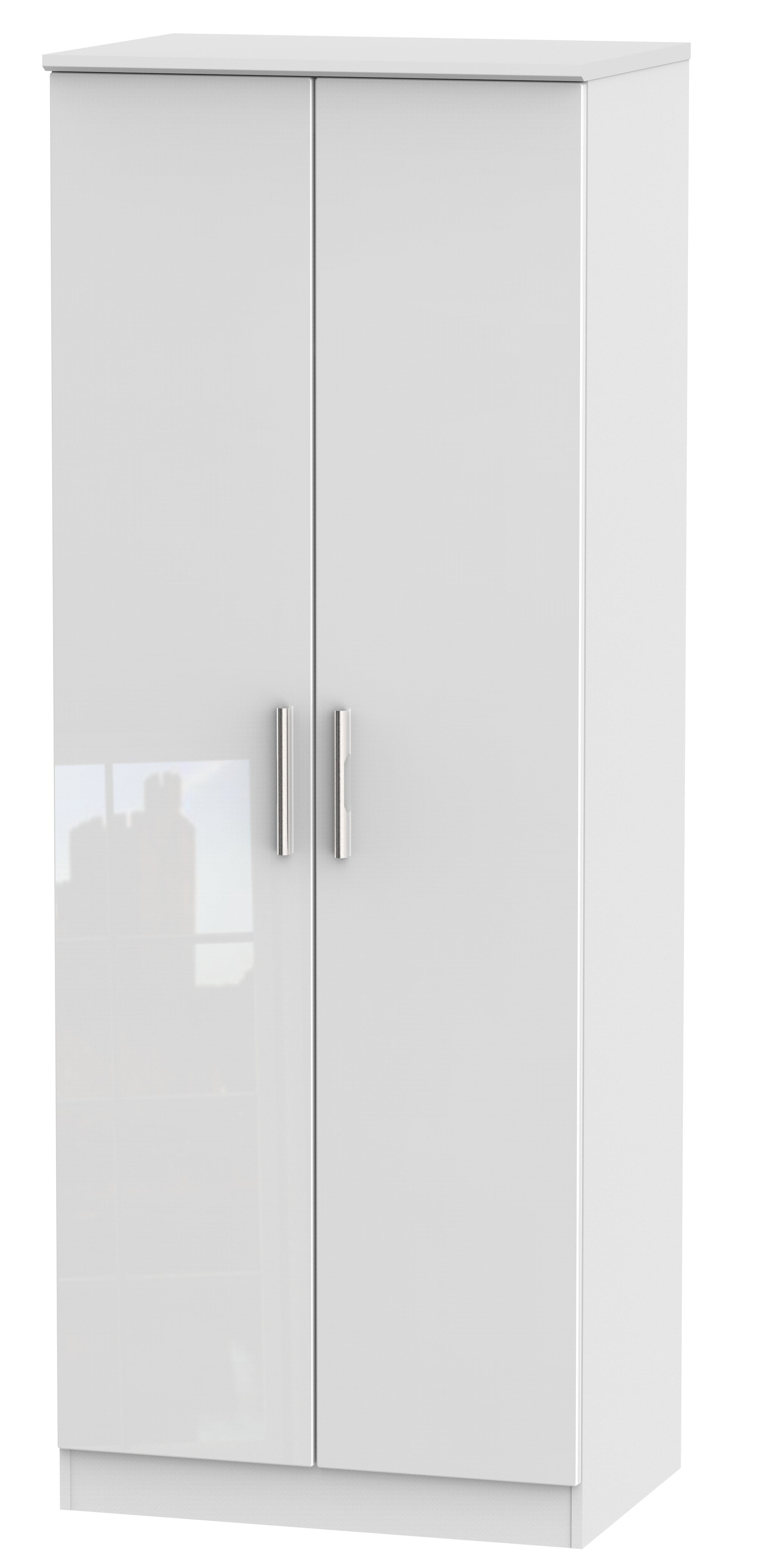 London Tall 2ft 6in Double Hanging Wardrobe