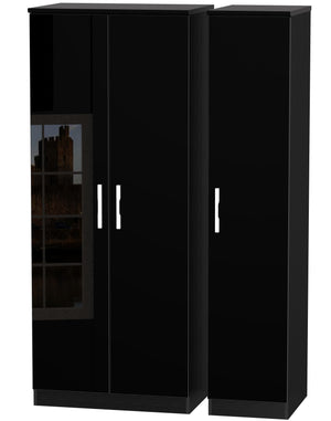London Triple Plain Wardrobe