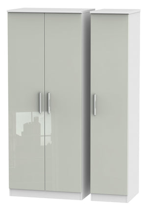London Triple Plain Wardrobe