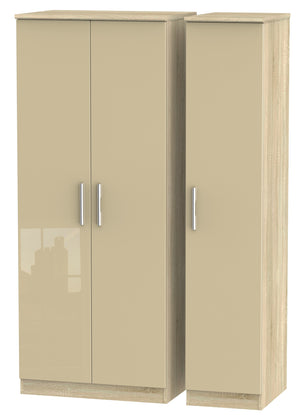 London Triple Plain Wardrobe