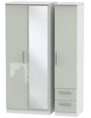 London Triple Mirror + Drawer Wardrobe
