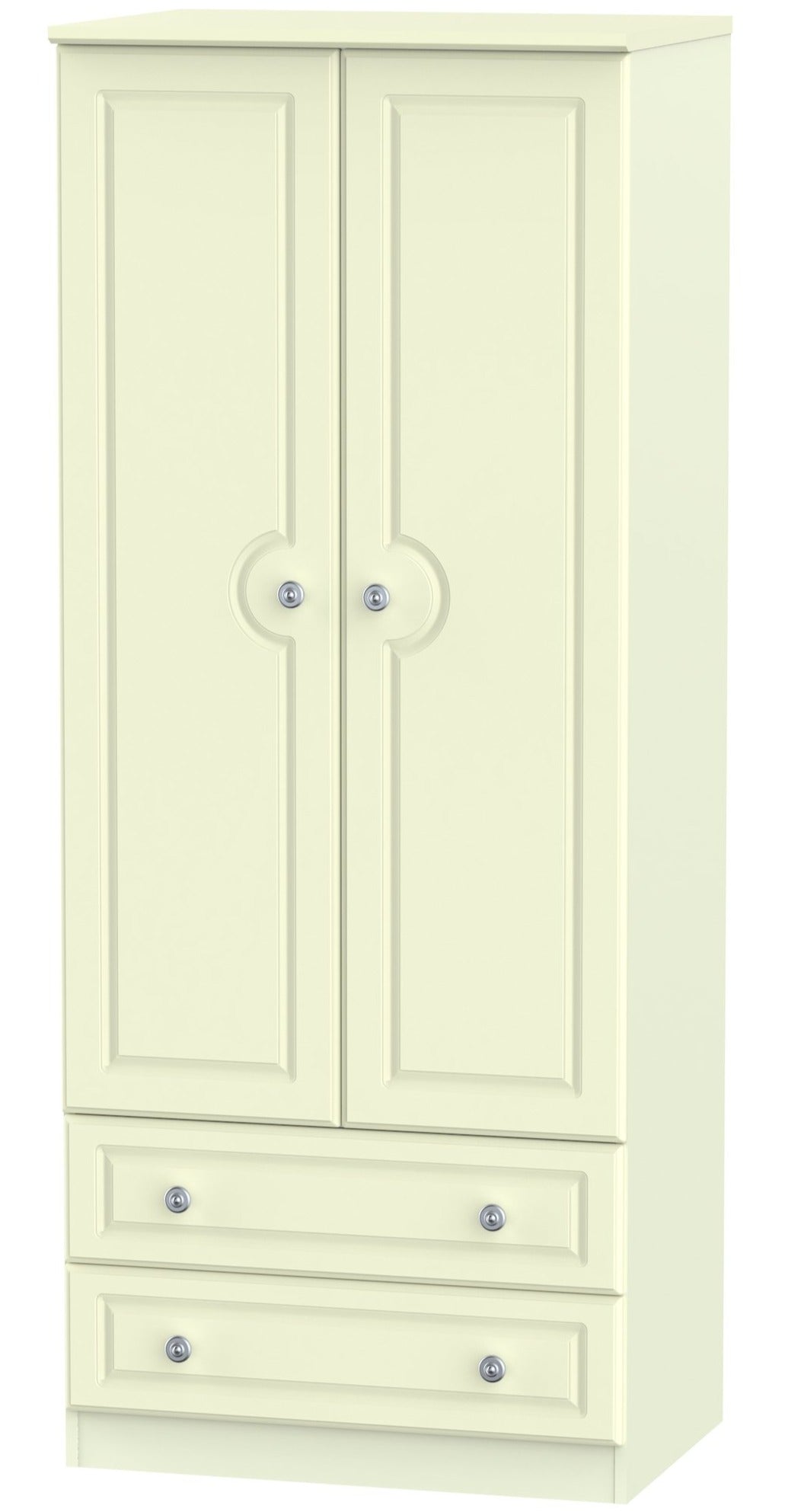 Windsor 2 Door 2 Drawer 2ft 6in Wardrobe