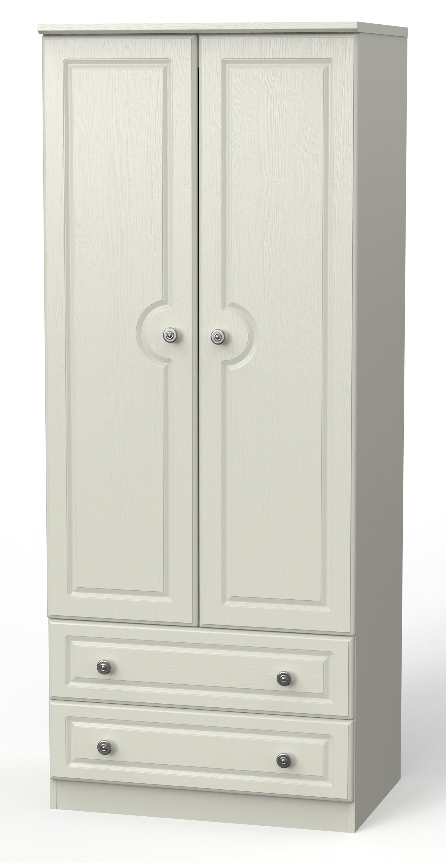 Windsor 2 Door 2 Drawer Tall Wardrobe