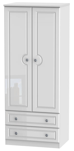 Windsor 2 Door 2 Drawer Tall Wardrobe
