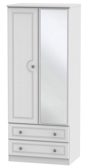 Windsor 2 Door Mirror Combi Wardrobe