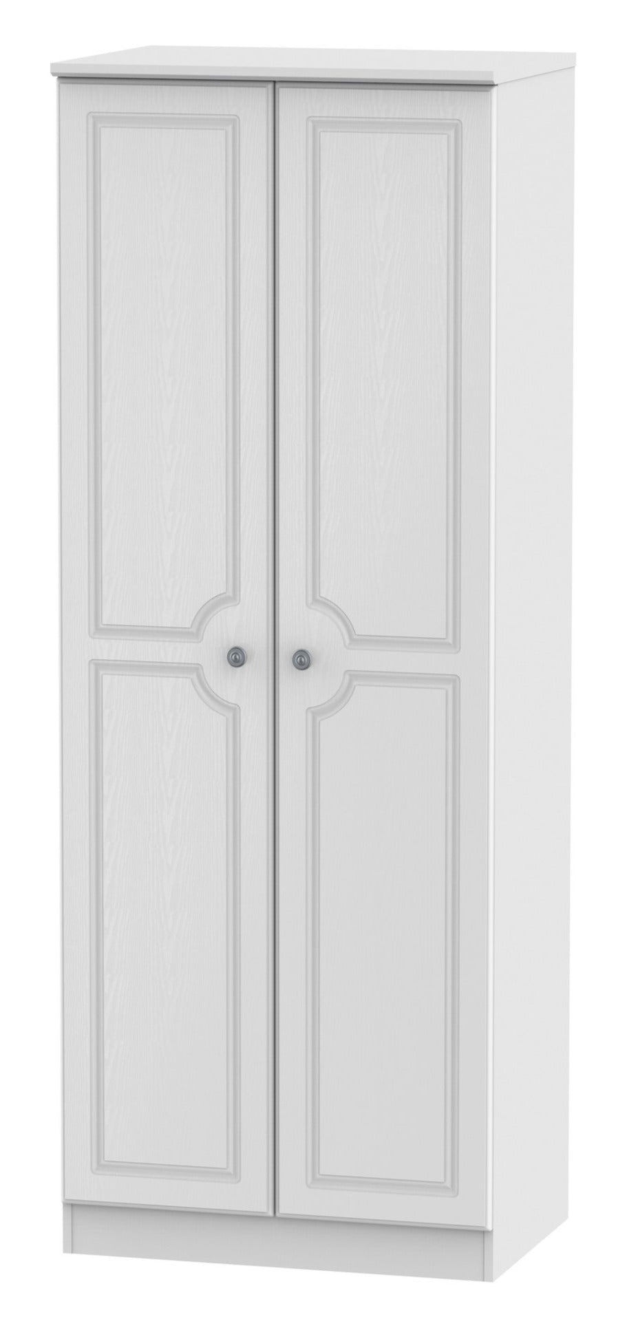 Windsor 2 Door Tall Plain Wardrobe