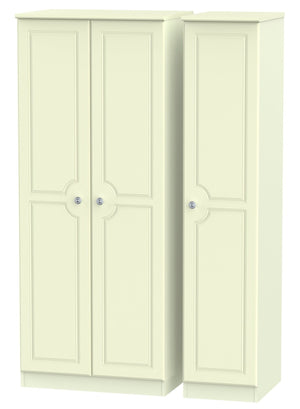 Windsor 3 Door Plain Wardrobe