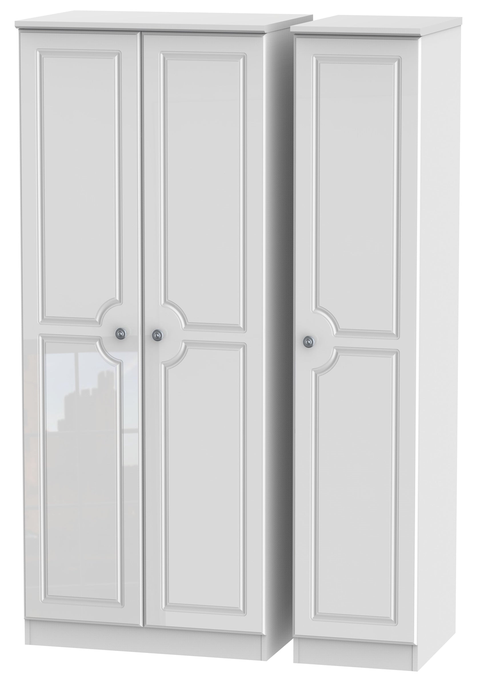 Windsor 3 Door Plain Wardrobe