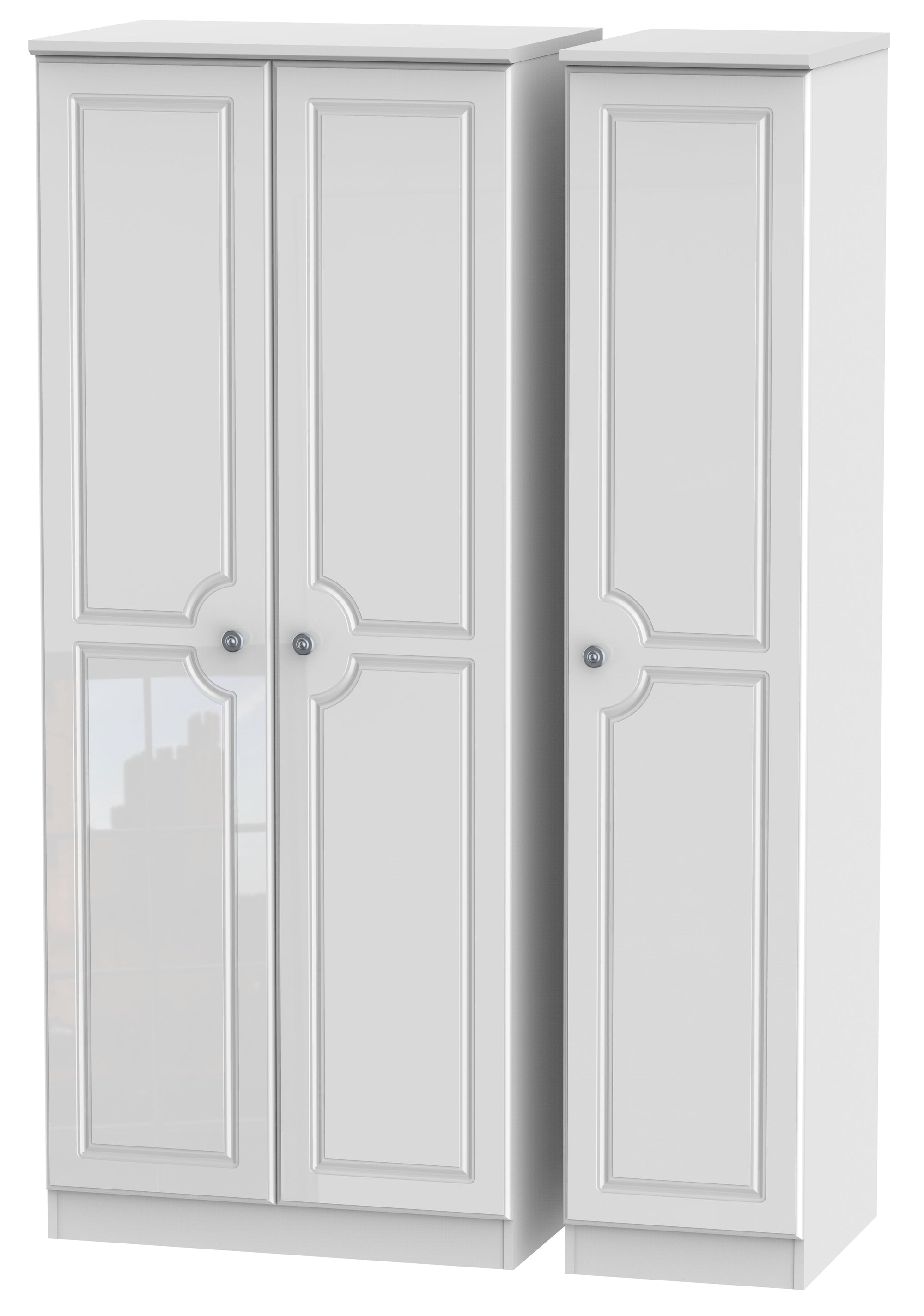 Windsor 3 Door Plain Wardrobe