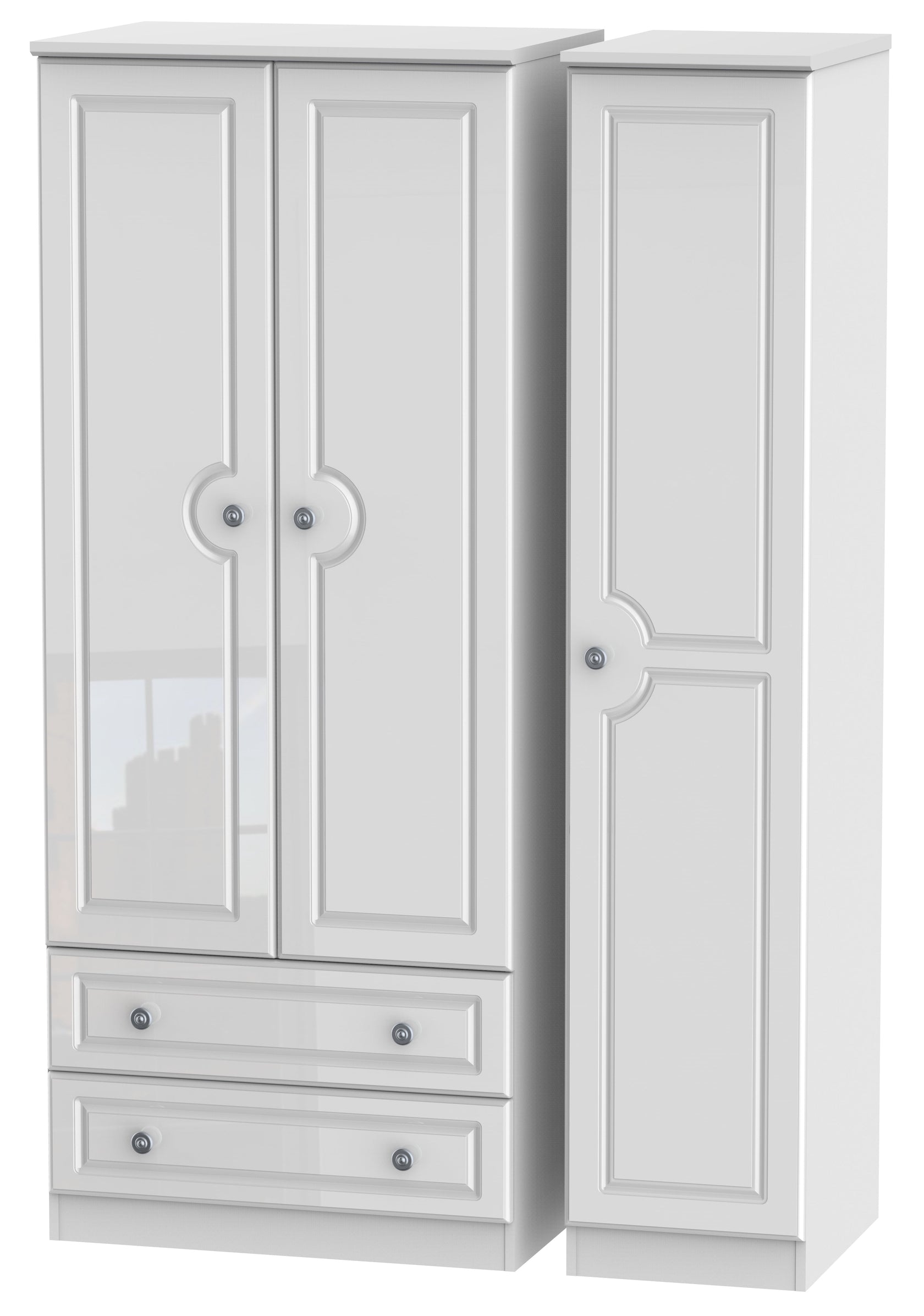 Windsor 3 Door 2 Left Drawer Wardrobe