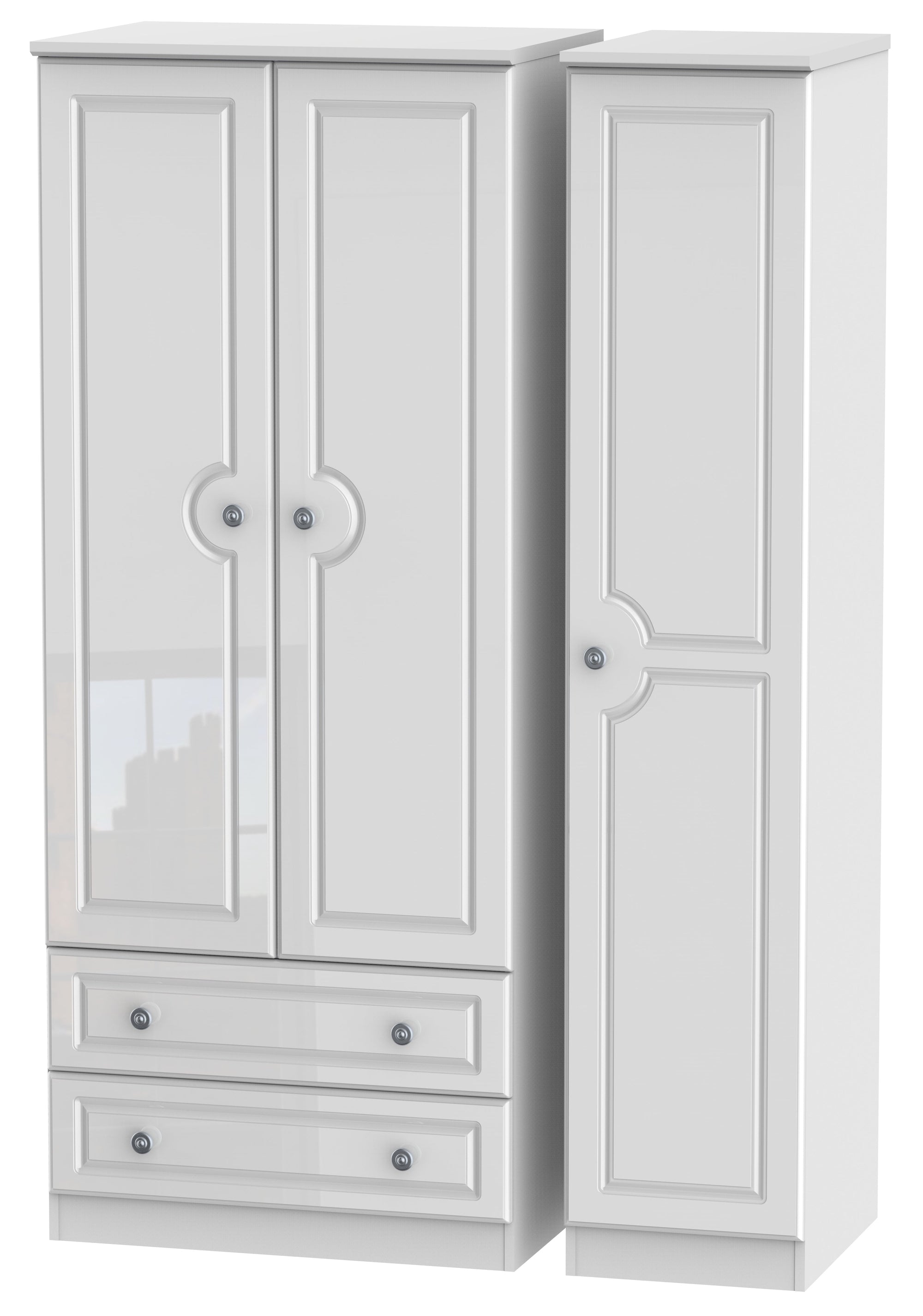 Windsor 3 Door 2 Left Drawer Wardrobe