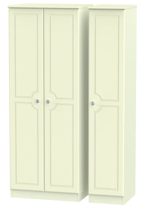 Windsor 3 Door Tall Plain Wardrobe