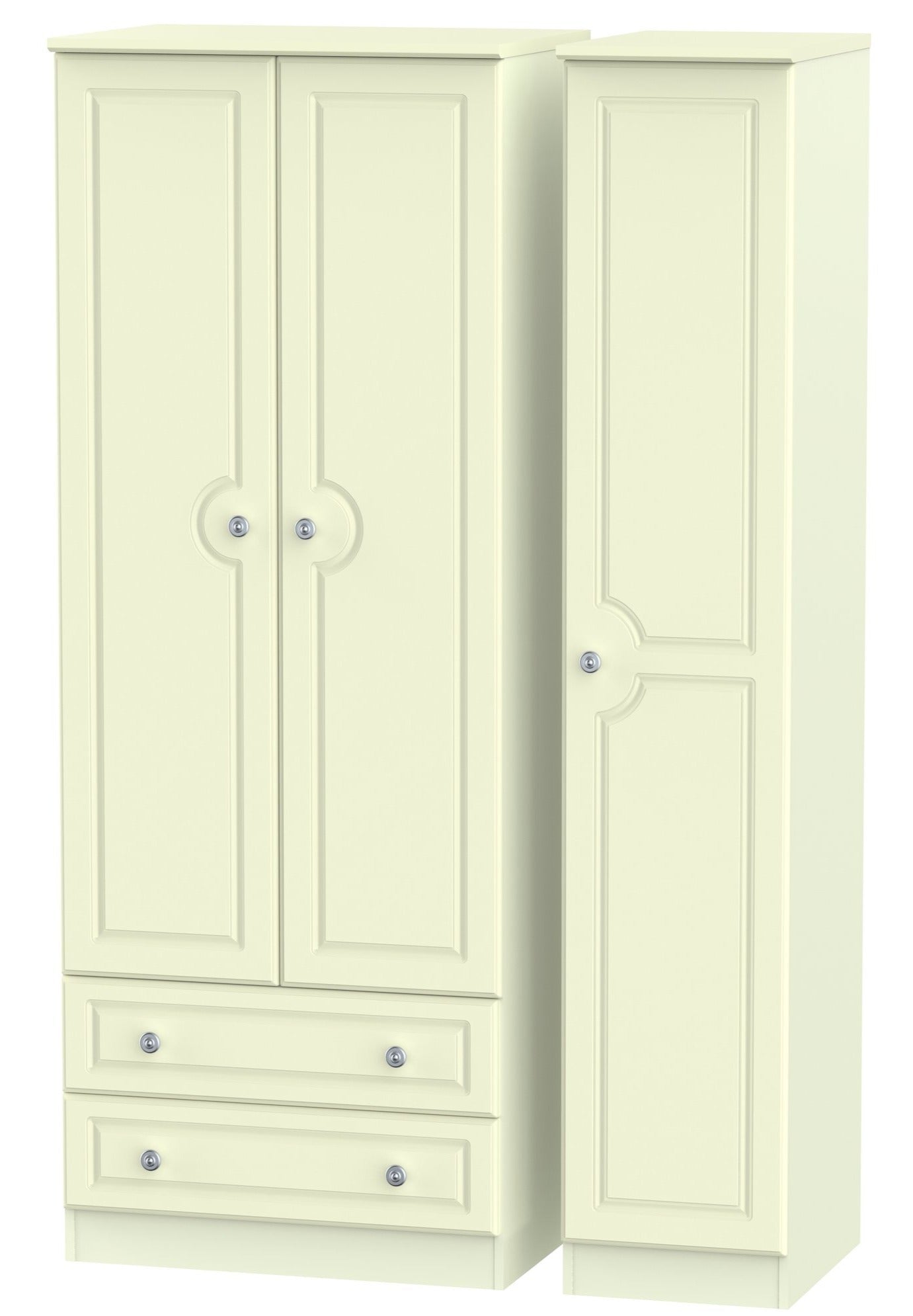 Windsor 3 Door 2 Drawer Tall Wardrobe