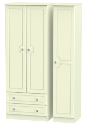 Windsor 3 Door 2 Drawer Tall Wardrobe
