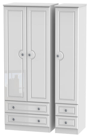 Windsor 3 Door 4 Drawer Tall Wardrobe