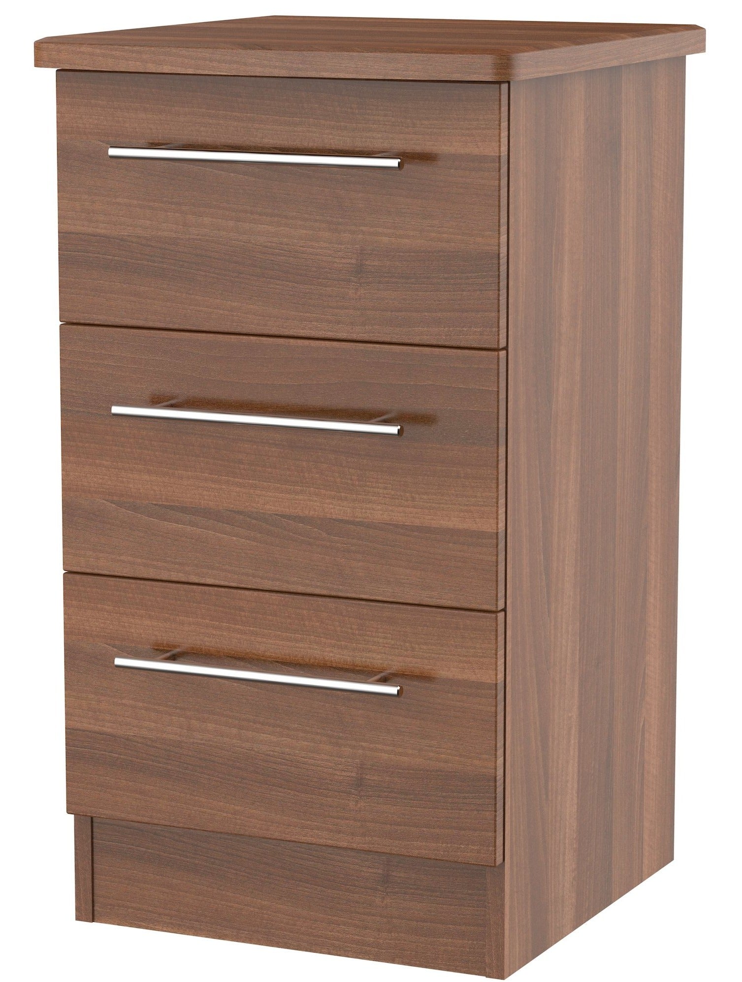 Nottingham 3 Drawer Bedside Cabinet
