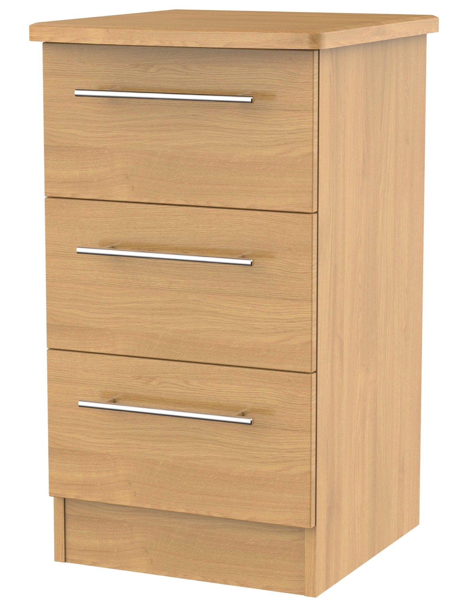 Nottingham 3 Drawer Bedside Cabinet