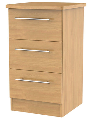 Nottingham 3 Drawer Bedside Cabinet